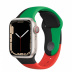 Apple Watch Series 7 // 41мм GPS + Cellular // Корпус из алюминия цвета «сияющая звезда», спортивный ремешок цвета «Black Unity»