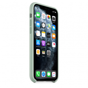 Силиконовый чехол для iPhone 11 Pro Max, цвет «голубой берилл», оригинальный Apple
