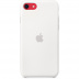 Силиконовый чехол для iPhone SE, белый цвет, оригинальный Apple