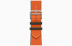 Apple Watch Series 9 Hermès // 45мм GPS+Cellular // Корпус из нержавеющей стали серебристого цвета, ремешок Twill Jump Single Tour цвета Orange/Kaki Apple Watch Series 9 Hermès // 45мм GPS+Cellular // Корпус из нержавеющей стали серебристого цвета, ремешок Twill Jump Single Tour цвета Orange/Kaki