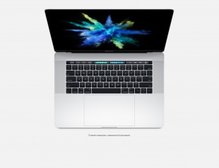 MacBook Pro 15" «Серебристый» (MLW72) Touch Bar и Touch ID // Core i7 2,6 ГГц, 16 ГБ, 256 ГБ Flash, Radeon Pro 450 с 2 ГБ памяти (Late 2016)