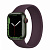 Купить Apple Watch Series 7 // 41мм GPS + Cellular // Корпус из алюминия зеленого цвета, монобраслет цвета «тёмная вишня»