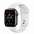 Купить Apple Watch SE // 40мм GPS + Cellular // Корпус из алюминия цвета «серый космос», спортивный ремешок белого цвета (2020)