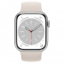 Apple Watch Series 8 // 45мм GPS // Корпус из алюминия серебристого цвета, монобраслет цвета "сияющая звезда"