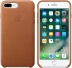 Кожаный чехол для iPhone 7+ (Plus)/8+ (Plus), золотисто-коричневый цвет, оригинальный Apple