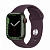 Купить Apple Watch Series 7 // 41мм GPS + Cellular // Корпус из алюминия зеленого цвета, спортивный ремешок цвета «тёмная вишня»