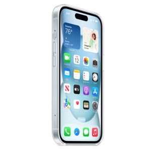 Прозрачный чехол MagSafe для iPhone 15