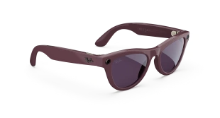 Умные очки Ray-Ban  Skyler (2-gen) (Глянцевая фиолетовая оправа, прозрачно-аметистовые фотохромные линзы)