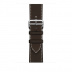 45мм Ремешок Hermès Single (Simple) Tour цвета Ébène с раскладывающейся застёжкой (Deployment Buckle) для Apple Watch