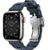 Apple Watch Series 9 Hermès // 41мм GPS+Cellular // Корпус из нержавеющей стали серебристого цвета, ремешок Kilim Single Tour цвета Navy с раскладывающейся застёжкой (Deployment Buckle) Apple Watch Series 9 Hermès // 41мм GPS+Cellular // Корпус из нержавеющей стали серебристого цвета, ремешок Kilim Single Tour цвета Navy с раскладывающейся застёжкой (Deployment Buckle)