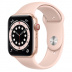 Apple Watch Series 6 // 40мм GPS + Cellular // Корпус из алюминия золотого цвета, спортивный ремешок цвета «Розовый песок»