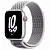 Купить Apple Watch Series 8 // 45мм GPS + Cellular // Корпус из алюминия серебристого цвета, спортивный браслет Nike цвета "снежная вершина/черный"