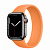 Купить Apple Watch Series 7 // 41мм GPS + Cellular // Корпус из нержавеющей стали графитового цвета, монобраслет цвета «весенняя мимоза»