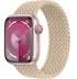 Apple Watch Series 9 // 41мм GPS+Cellular // Корпус из алюминия розового цвета, плетёный монобраслет бежевого цвета