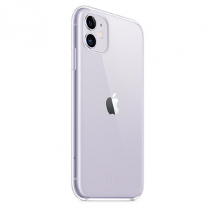 Силиконовый прозрачный чехол для iPhone 11, оригинальный Apple