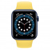 Apple Watch Series 6 // 44мм GPS // Корпус из алюминия синего цвета, спортивный ремешок имбирного цвета