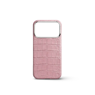 Чехол Golden Concept для iPhone 18 Pro, Alligator Edition (Pink)