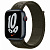 Купить Apple Watch Series 7 // 45мм GPS + Cellular // Корпус из алюминия цвета «тёмная ночь», спортивный браслет Nike цвета «рабочий хаки»