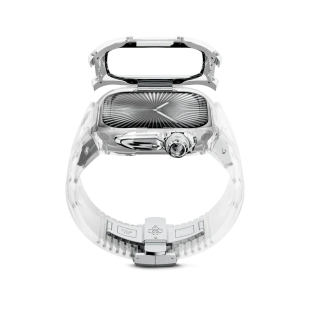 Корпус Golden Concept для Apple Watch, 49 мм, Racing Sport Edition Transparent, Crystal Steel