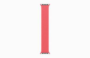 Apple Watch Series 9 // 41мм GPS+Cellular // Корпус из алюминия цвета "сияющая звезда", плетёный монобраслет цвета "розовая гуава"