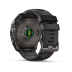 Мультиспортивные часы Garmin Fenix 8 (47mm), Sapphire, угольно-серый корпус с DLC-покрытием, пепельно-черный силиконовый ремешок
