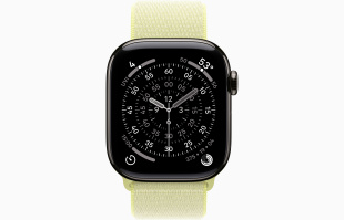 Apple Watch Series 11 // 46мм GPS+Cellular // Корпус из титана сланцевого цвета, спортивный браслет цвета "неоновый желтый"