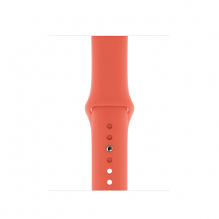 Apple Watch Series 5 // 44мм GPS + Cellular // Корпус из алюминия золотого цвета, спортивный ремешок цвета «спелый клементин»