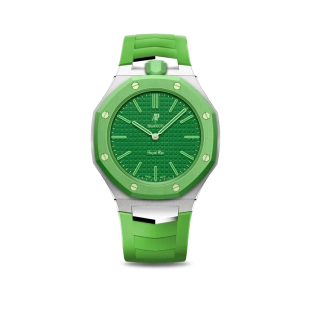 Аксессуары Golden Concept Royal Sport Edition для часов Swatch Royal Pop (GREEN EIGHT) (Зеленый и салатовый ремешки)
