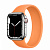 Купить Apple Watch Series 7 // 41мм GPS + Cellular // Корпус из нержавеющей стали серебристого цвета, монобраслет цвета «весенняя мимоза»