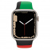 Apple Watch Series 7 // 41мм GPS + Cellular // Корпус из алюминия цвета «сияющая звезда», спортивный ремешок цвета «Black Unity»