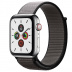 Apple Watch Series 5 // 40мм GPS + Cellular // Корпус из нержавеющей стали, спортивный браслет цвета «тёмный графит»
