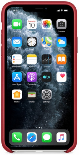 Кожаный чехол для iPhone 11 Pro, красный цвет (PRODUCT)RED, оригинальный Apple