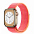 Купить Apple Watch Series 8 // 41мм GPS + Cellular // Корпус из нержавеющей стали золотого цвета, спортивный браслет цвета (PRODUCT)RED