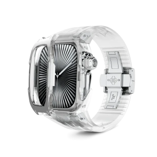 Корпус Golden Concept для Apple Watch, 49 мм, Racing Sport Edition Transparent, Crystal Steel