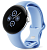 Купить Google Pixel Watch 2, Wi-Fi+Cellular, серебристый корпус, спортивный ремешок синего цвета (Bay)