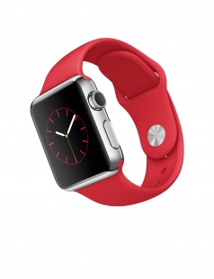 Apple Watch 38 мм из нержавеющей стали, спортивный ремешок (PRODUCT)RED