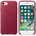 Кожаный чехол для iPhone 7/8, цвет «лесная ягода», оригинальный Apple, оригинальный Apple
