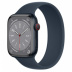 Apple Watch Series 8 // 45мм GPS + Cellular // Корпус из алюминия цвета "темная ночь", монобраслет цвета "синий шторм"