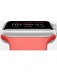 Apple Watch Sport 38 мм, серебристый алюминий, коралловый спортивный ремешок