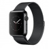 Apple Watch 42 мм, нержавеющая сталь цвета «чёрный космос», миланский сетчатый браслет цвета «чёрный космос»