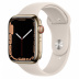 Apple Watch Series 7 // 45мм GPS + Cellular // Корпус из нержавеющей стали золотого цвета, спортивный ремешок цвета «сияющая звезда»
