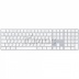 Клавиатура Apple Wireless Keyboard с цифровой панелью, Silver, Bluetooth (MQ052)