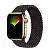 Купить Apple Watch Series 8 // 41мм GPS + Cellular // Корпус из нержавеющей стали золотого цвета, плетёный монобраслет цвета Black Unity