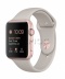 Apple Watch Sport 42 мм, алюминий цвета «розовое золото», бежевый спортивный ремешок