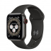 Apple Watch Series 6 // 44мм GPS + Cellular // Корпус из титана цвета «черный космос», спортивный ремешок черного цвета