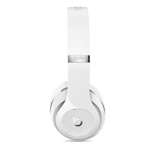 Беспроводные мониторные наушники Beats Studio, цвет белый глянцевый