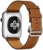 Apple Watch Series 2 Hermès 42мм Корпус из нержавеющей стали, ремешок Simple Tour из кожи Barenia цвета Fauve с раскладывающейся застёжкой