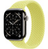 Apple Watch Series 11 // 46мм GPS+Cellular // Корпус из титана нейтрального цвета, плетеный монобраслет цвета "неоновый желтый"