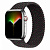 Купить Apple Watch Series 7 // 45мм GPS + Cellular // Корпус из нержавеющей стали серебристого цвета, плетёный монобраслет цвета «Black Unity»