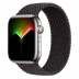 Apple Watch Series 7 // 45мм GPS + Cellular // Корпус из нержавеющей стали серебристого цвета, плетёный монобраслет цвета «Black Unity»